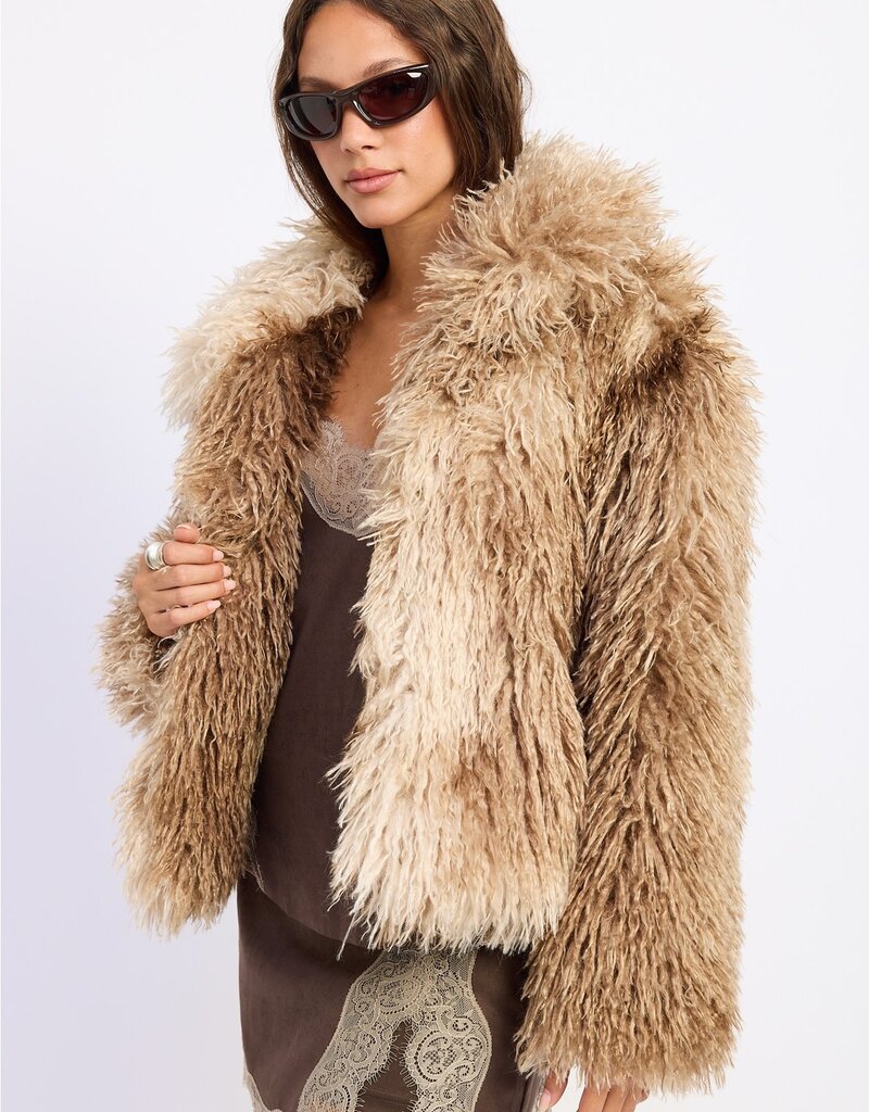 Hudson Faux Fur Jacket