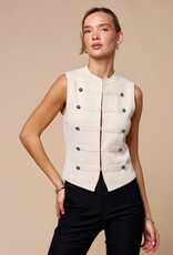 Greer Button Front Vest