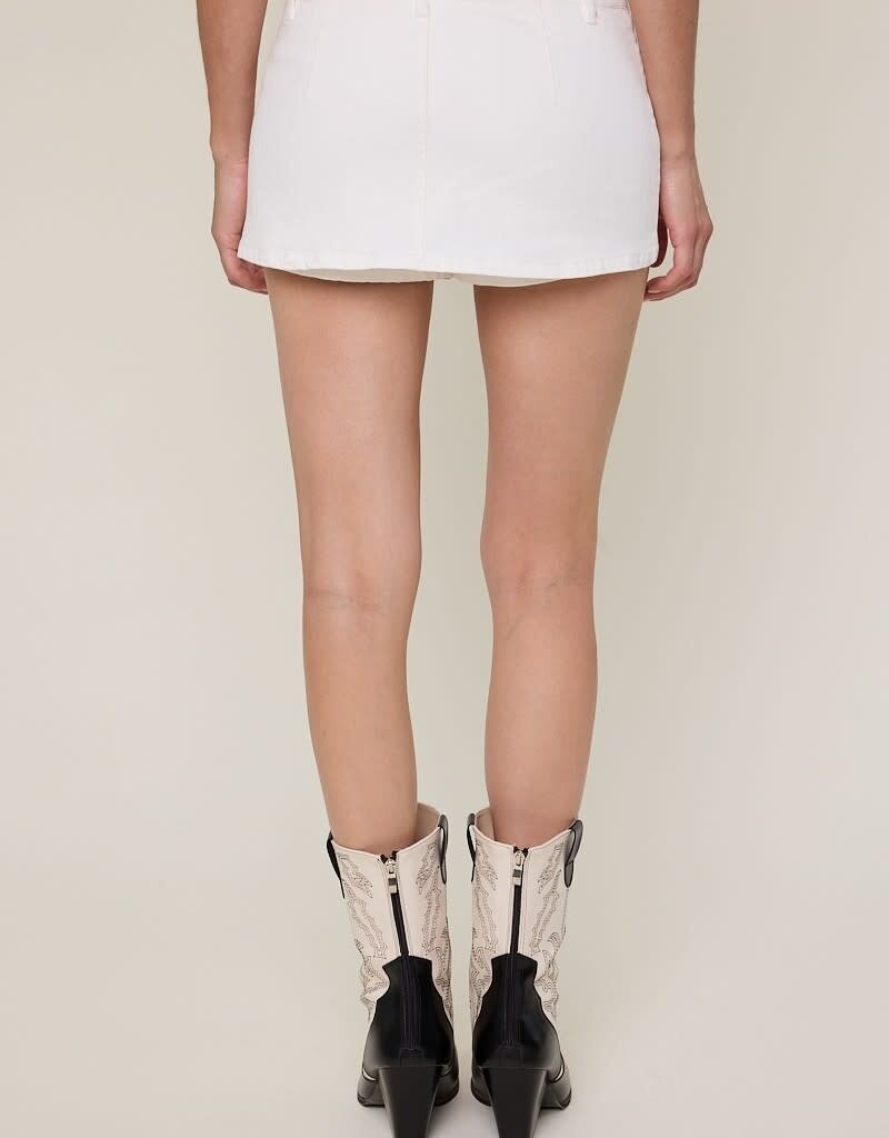 Twill Micro Skort Mini Skirt