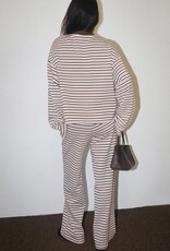Madison Striped drawstring lounge pants
