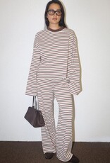 Madison Striped drawstring lounge pants