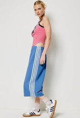 Sporty Side Striped Baggy Fleece Longline Shorts