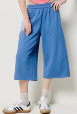 Sporty Side Striped Baggy Fleece Longline Shorts