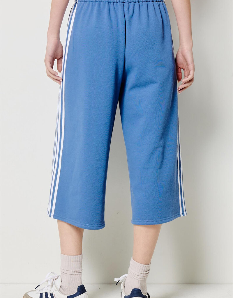 Sporty Side Striped Baggy Fleece Longline Shorts