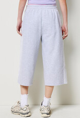Sporty Side Striped Baggy Fleece Longline Shorts