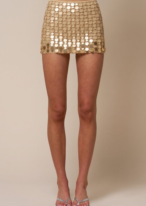 Bianca Paillette Skort Mini Skirt