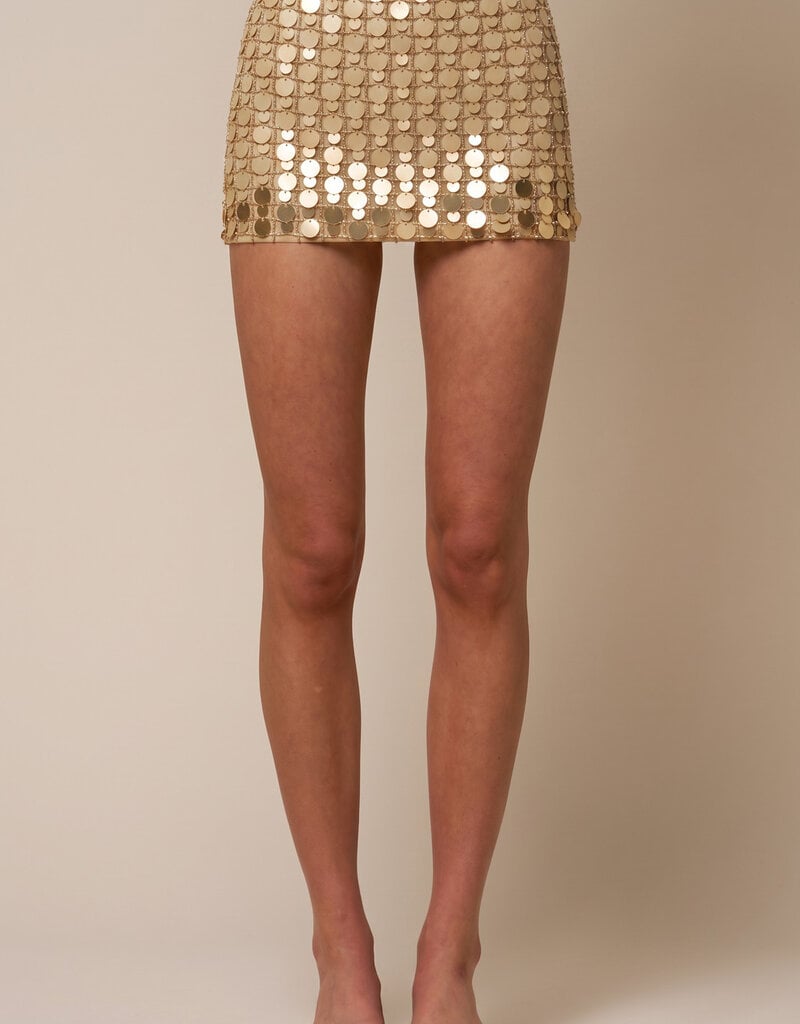 Bianca Paillette Skort Mini Skirt
