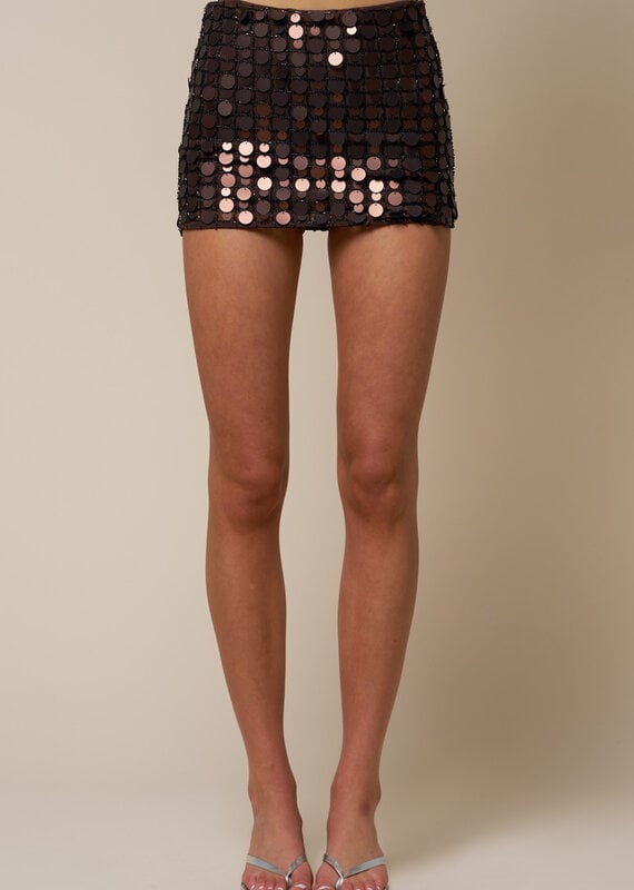 Bianca Paillette Skort Mini Skirt