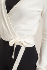 Wrap Knit Long Sleeve Sweater
