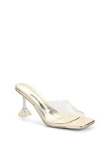 Billini Ninetta Clear Strap Peep Toe Heels