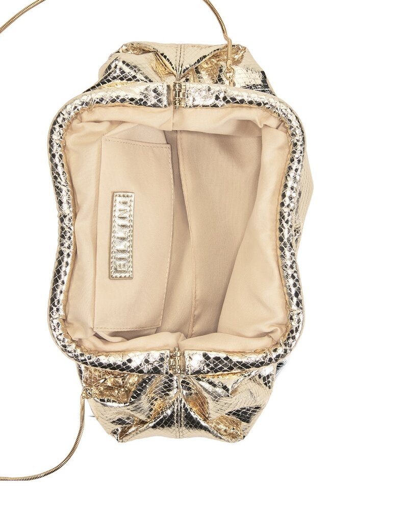 Billini Corazon Clutch Bag Gold Scale