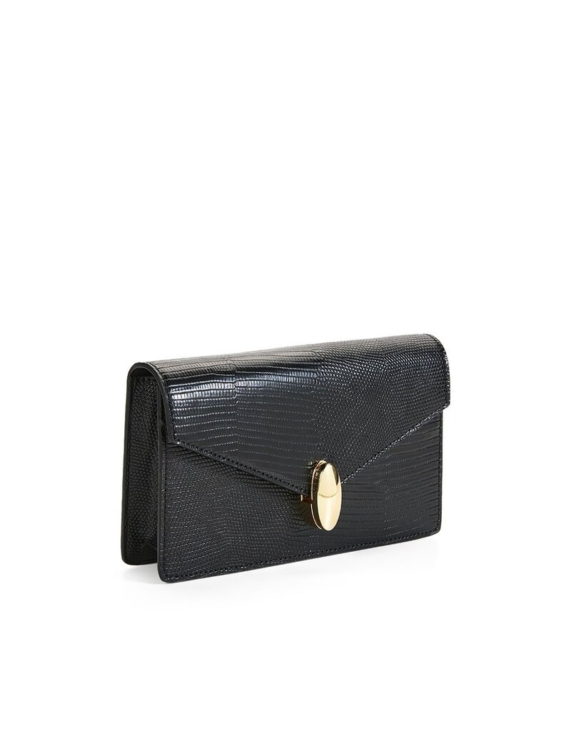 Billini Anita Crossbody Bag Black Lizard