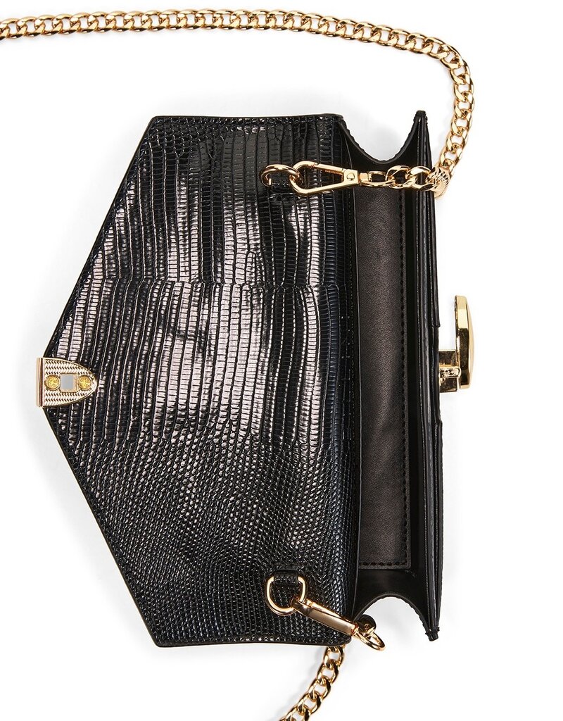 Billini Anita Crossbody Bag Black Lizard