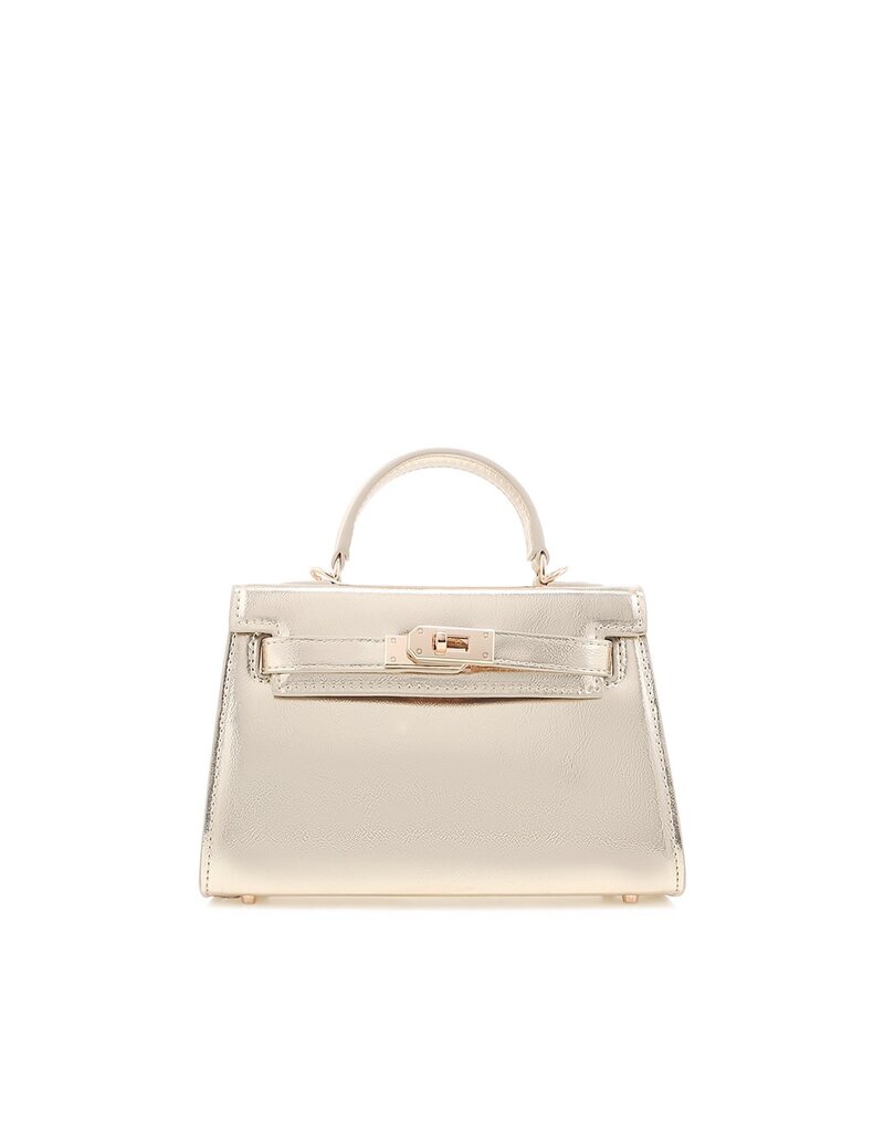 Billini Hariette Handle Bag Gold Metallic