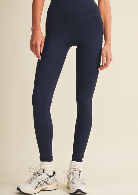 GLO Side Contrast Color Block Leggings