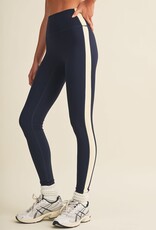 GLO Side Contrast Color Block Leggings