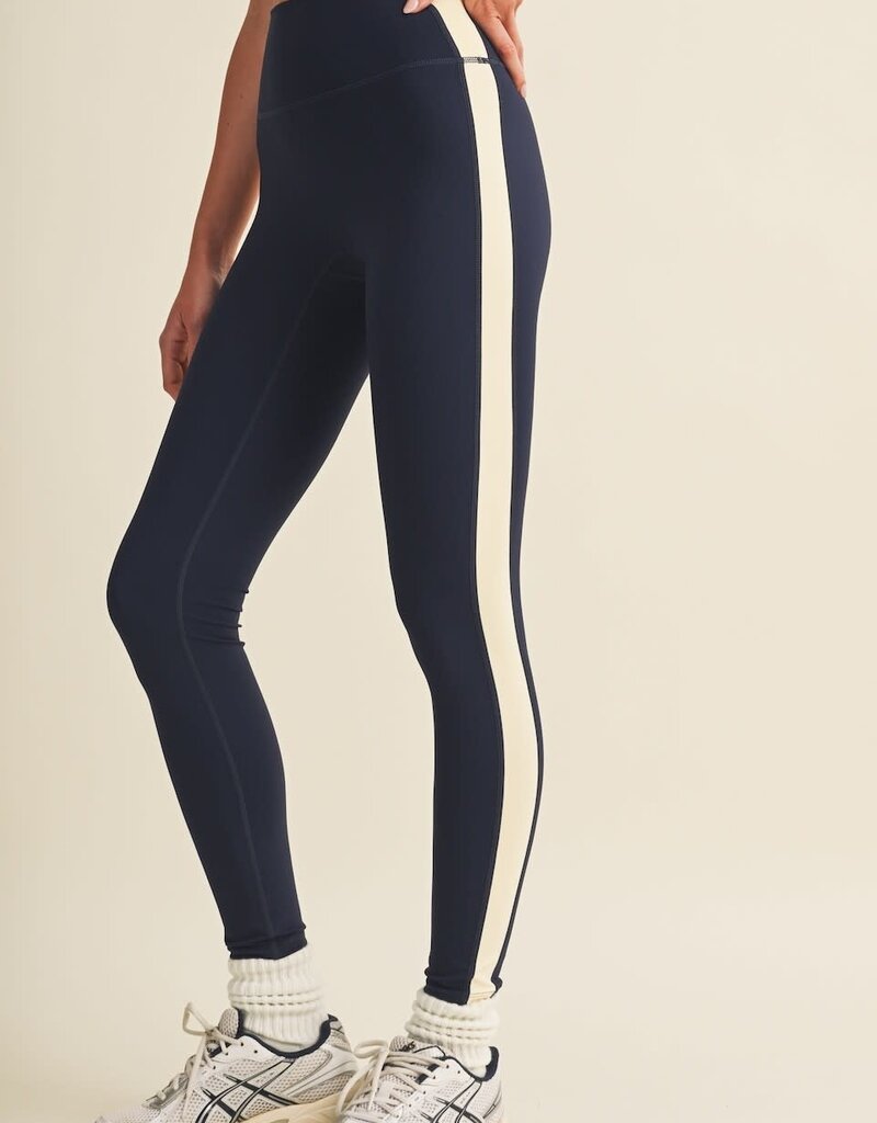 GLO Side Contrast Color Block Leggings