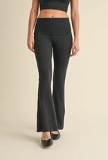 GLO Soft Knit Foldover Flare Pants