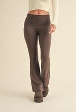 GLO Soft Knit Foldover Flare Pants