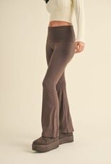 GLO Soft Knit Foldover Flare Pants