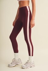 GLO Side Contrast Color Block Leggings
