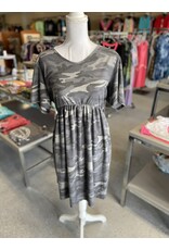Charcoal Camo Dress