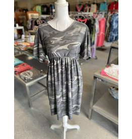 Charcoal Camo Dress