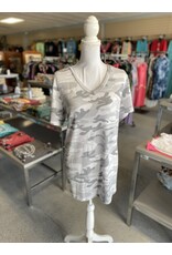 Grey Camo Top
