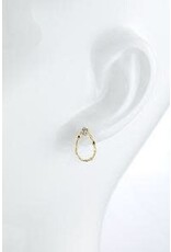 Textured teardrop Earring