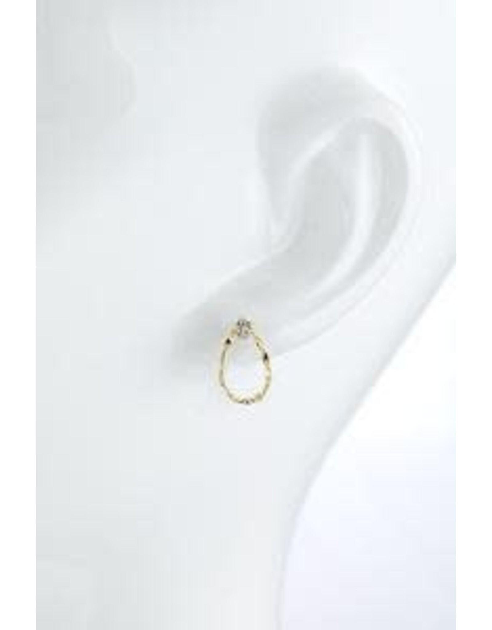 Textured teardrop Earring