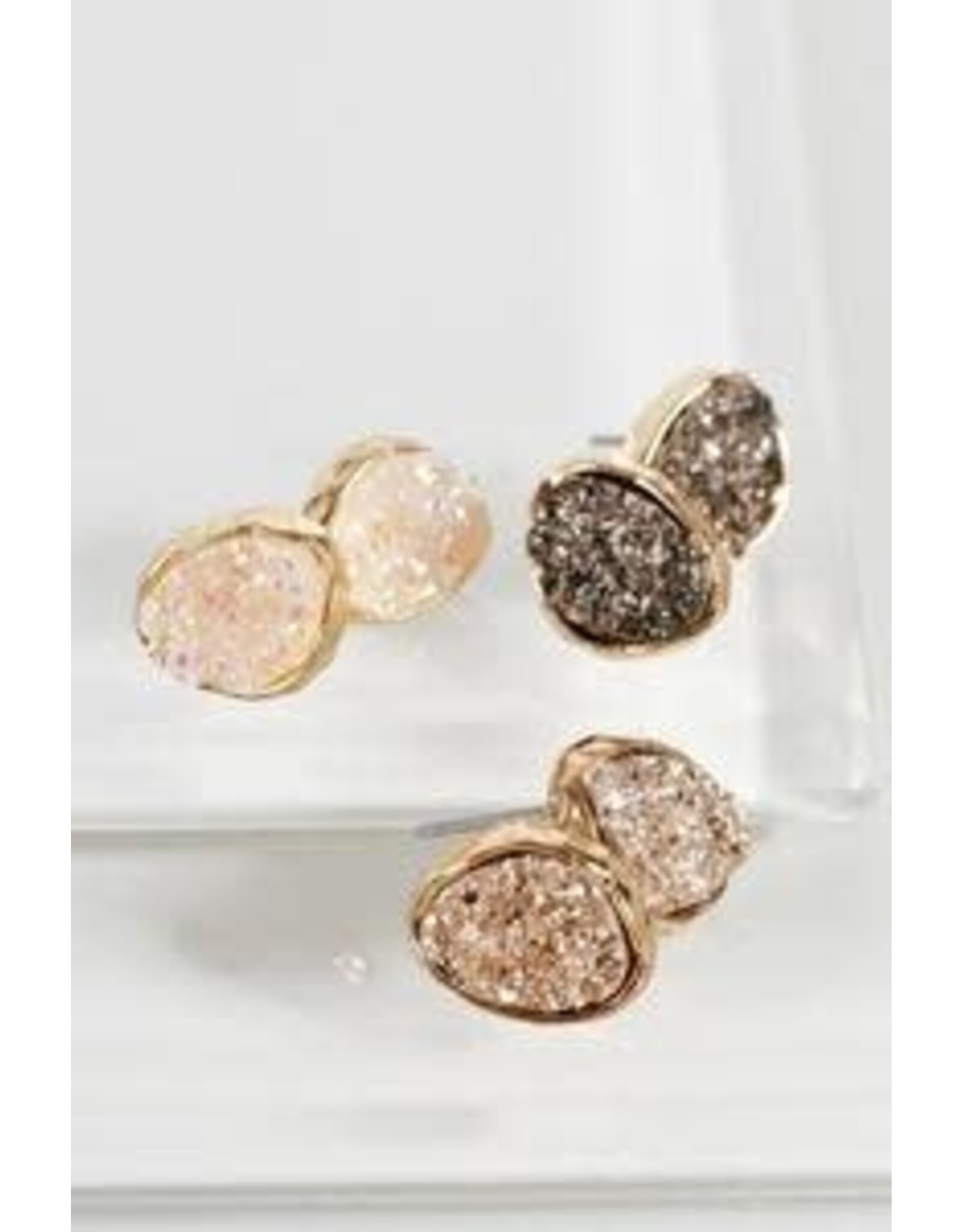 Druzy Stud Earrings