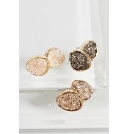 Druzy Stud Earrings