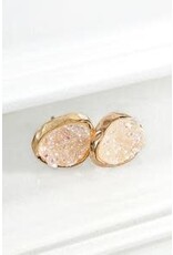 Druzy Stud Earrings