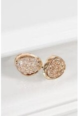 Druzy Stud Earrings