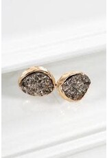 Druzy Stud Earrings