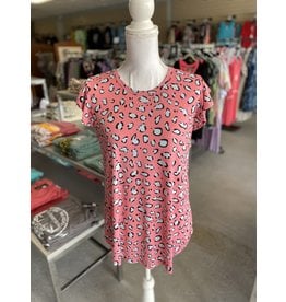 Pink Leopard Top