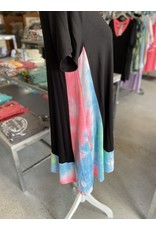 Black dress w/TieDye Detail
