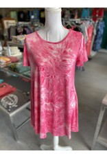 Fuchsia Tie Dye Dress