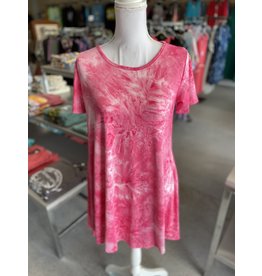 Fuchsia Tie Dye Dress