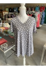 Light Grey Leopard Top