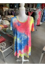 Neon Tie Dye Dress
