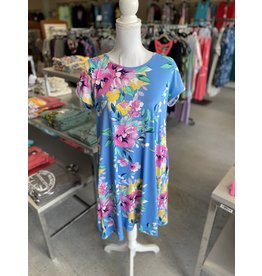 Blue Floral Dress