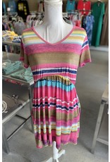 Multicolor Striped Dress