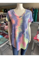 Tie Dye Vneck Top