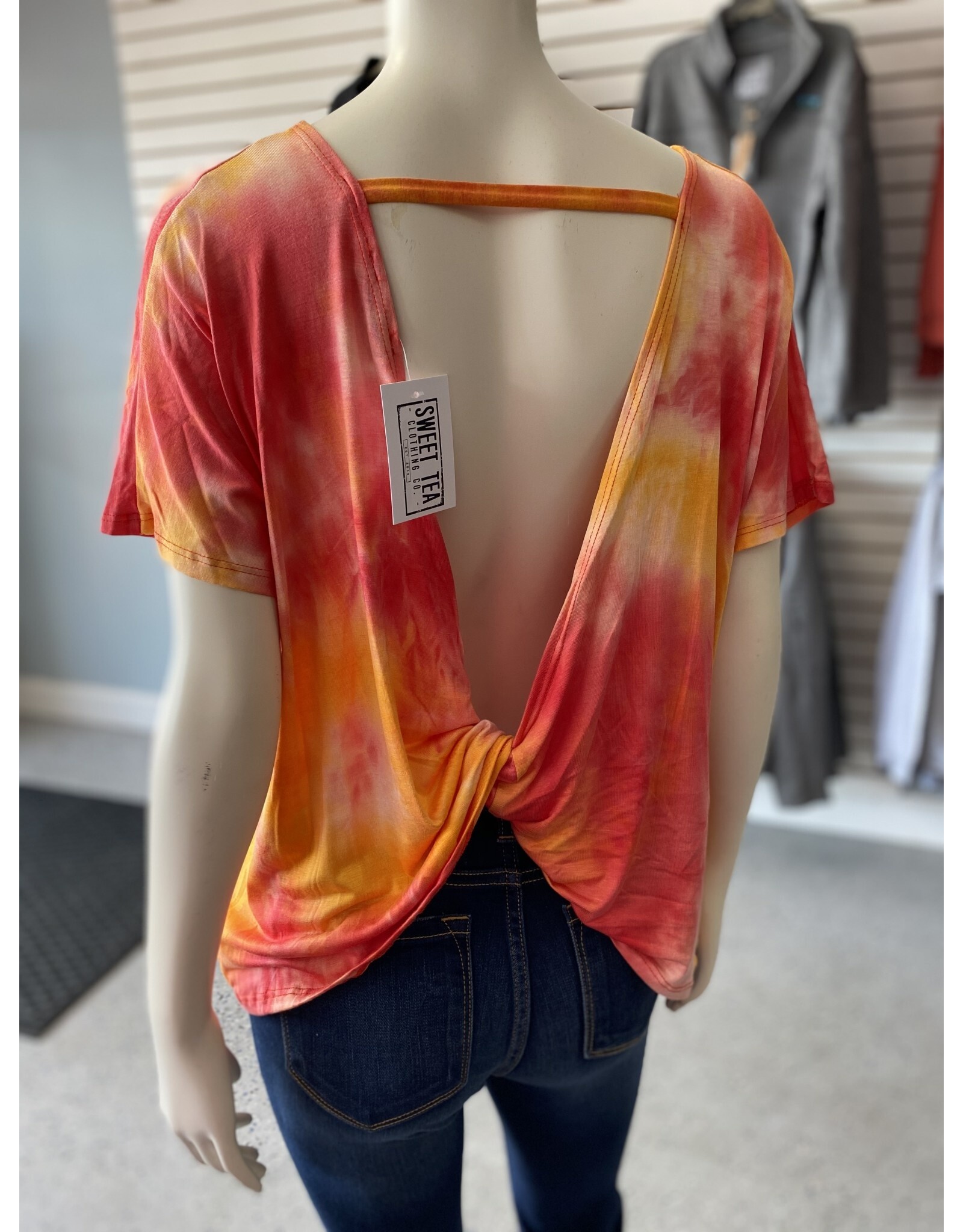 Open Back Tie Dye
