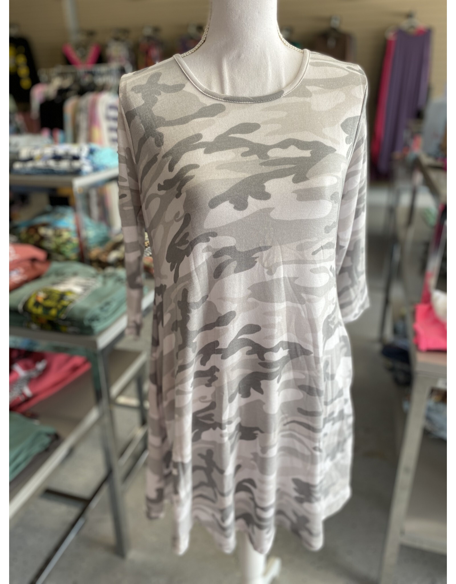 Grey Camo Dress