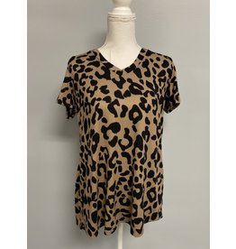 Mocha Leopard Top