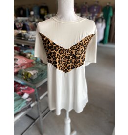 White/Cheetah Chevron