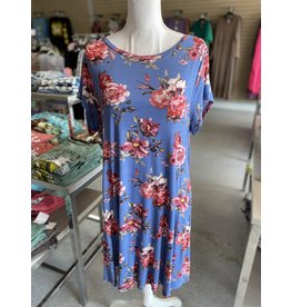 Open back floral dress