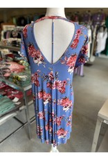 Open back floral dress